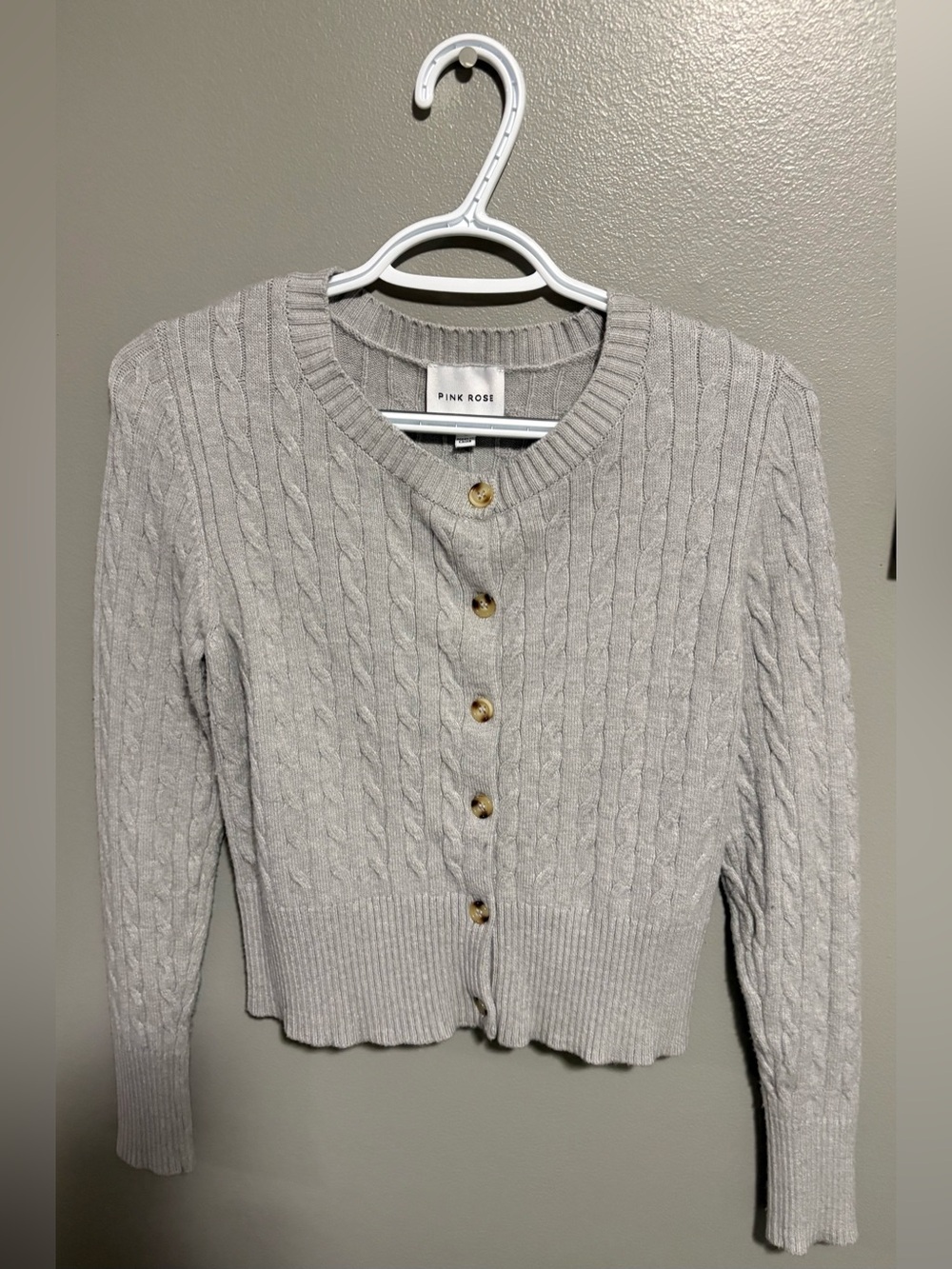 Light gray cardigan